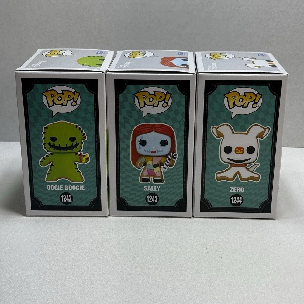 Nightmare before christmas Gingerbread Funko Pop complete set of 3